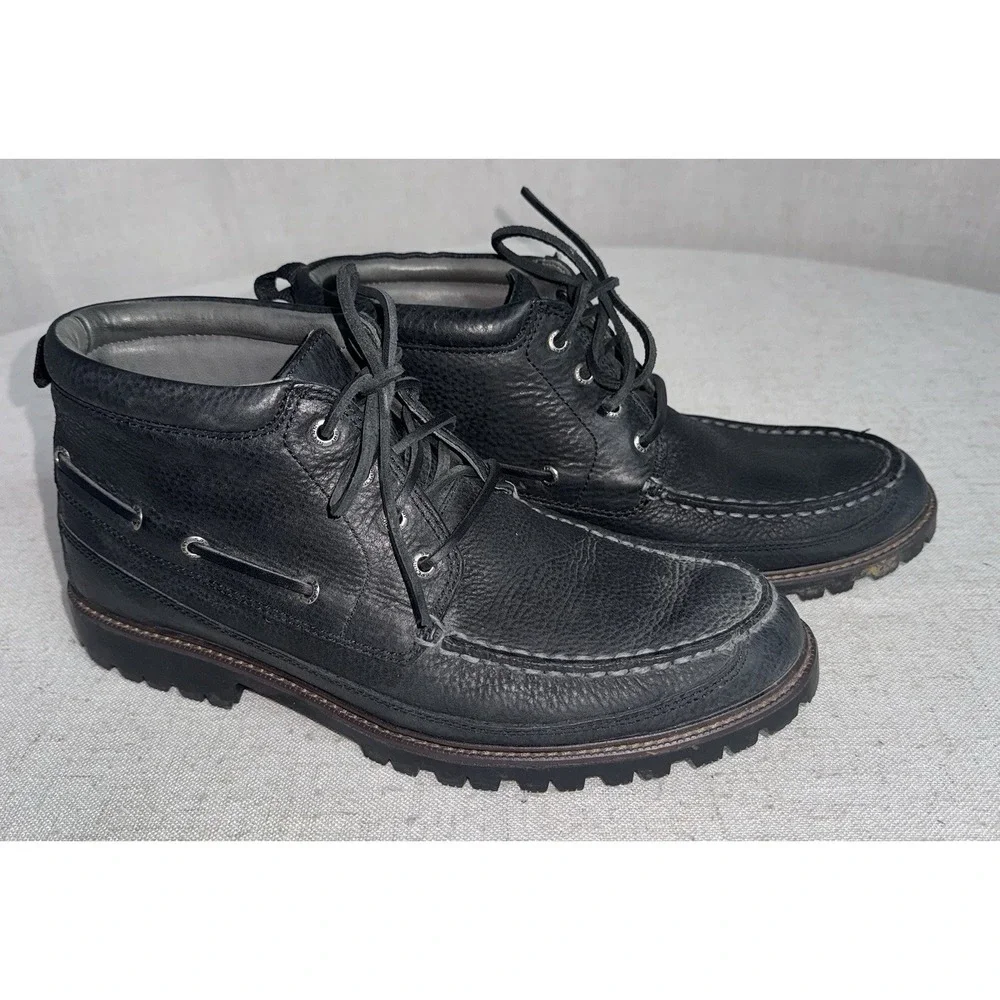 Men's Sz 11.5 Sperry Gold Cup Authentic Original Lug TopSider Chukka Shoes Boots